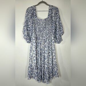 NEW SUPER NATURAL BY SECRET MISSION GEORGETTE GREENPORT DRESS.